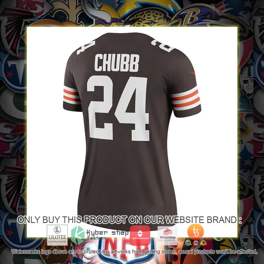 HOT Nick Chubb Cleveland Browns Nike Women's Legend Brown Football Jersey Shirt 3 nick chubb cleveland browns nike womens legend brown football jersey 3 15740