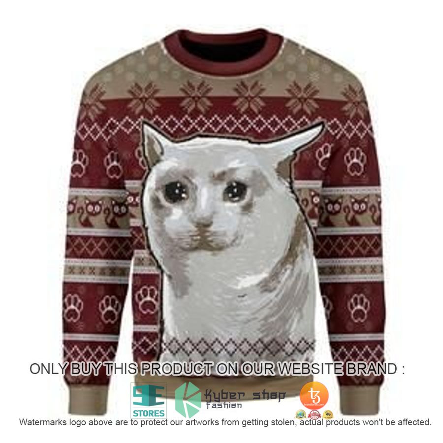 nobiko cat ugly christmas sweater 1 70447