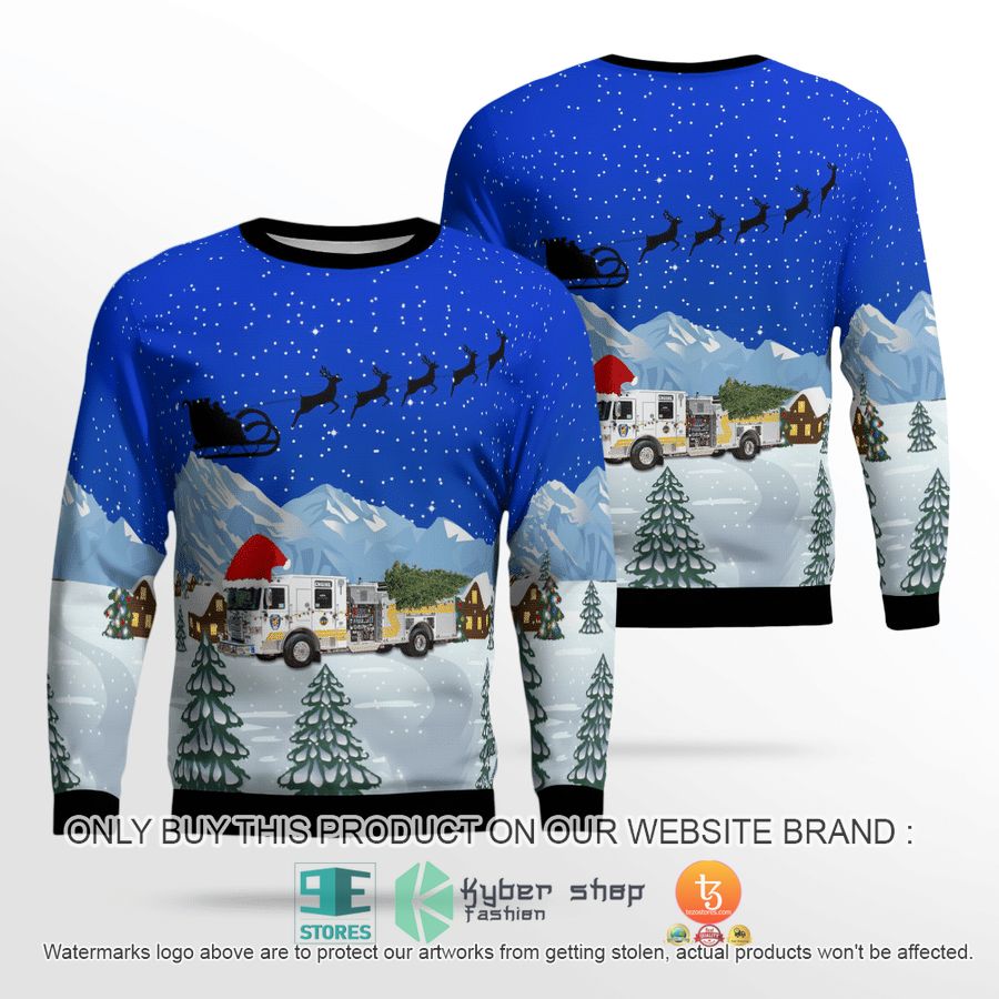 north carolina new hanover county fire and rescue christmas sweater sweatshirt 1 94311