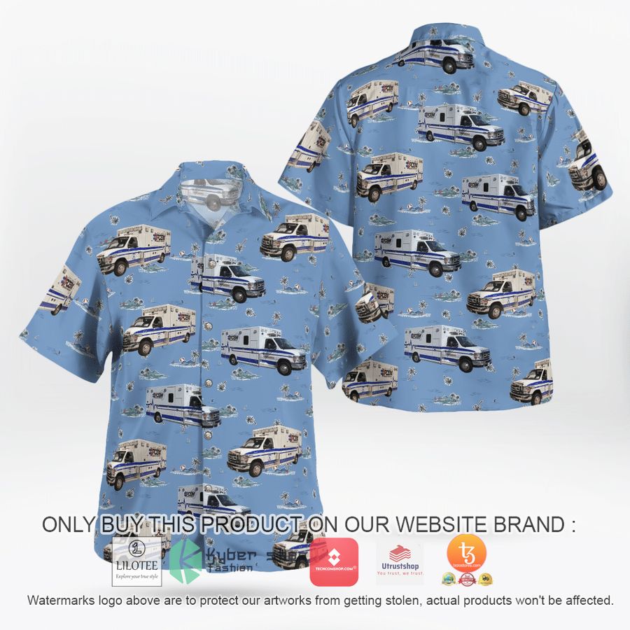 north carolina pitt county ems hawaiian shirt 2 9804