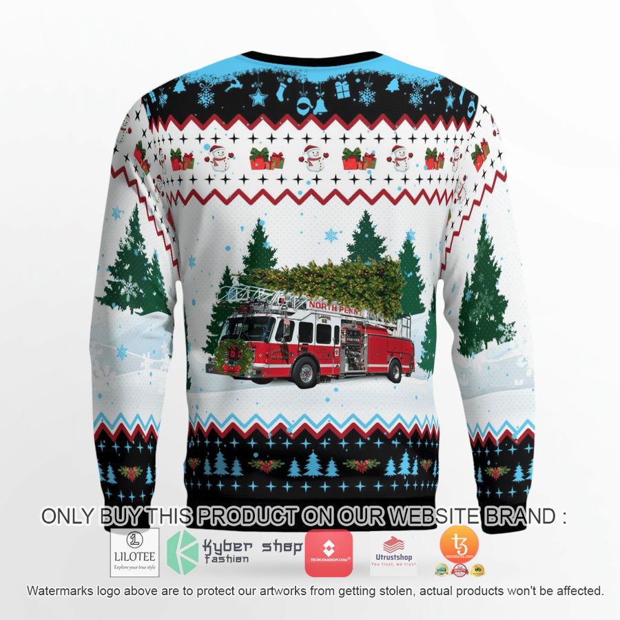 HOT North Penn Volunteer Fire Company Christmas Sweater 9 north penn volunteer fire company christmas 3d sweater 9 54846
