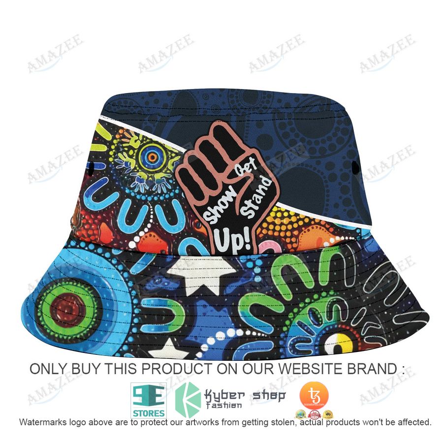 north queensland cowboys aboriginal patterns bucket hat 2 57882