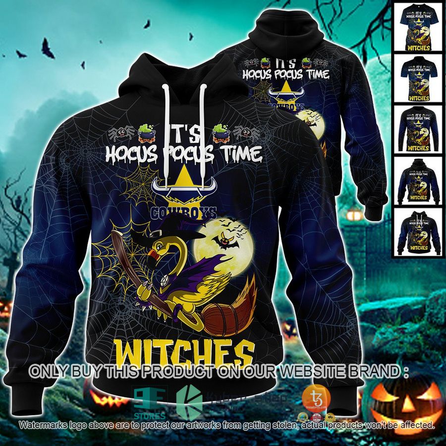 NEW North Queensland Cowboys It's Hocus Pocus Time Halloween Flamingo Witches Hoodie, Shirt 25 north queensland cowboys its hocus pocus time halloween flamingo witches shirt hoodie 1 89308