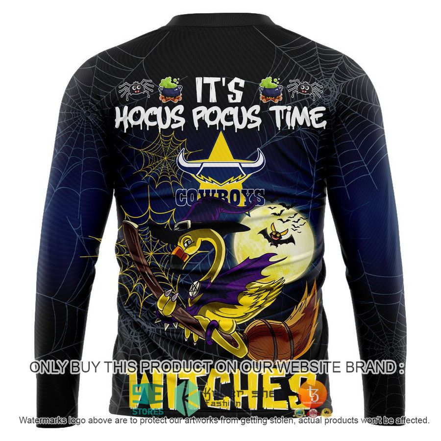 NEW North Queensland Cowboys It's Hocus Pocus Time Halloween Flamingo Witches Hoodie, Shirt 12 north queensland cowboys its hocus pocus time halloween flamingo witches shirt hoodie 12 40528