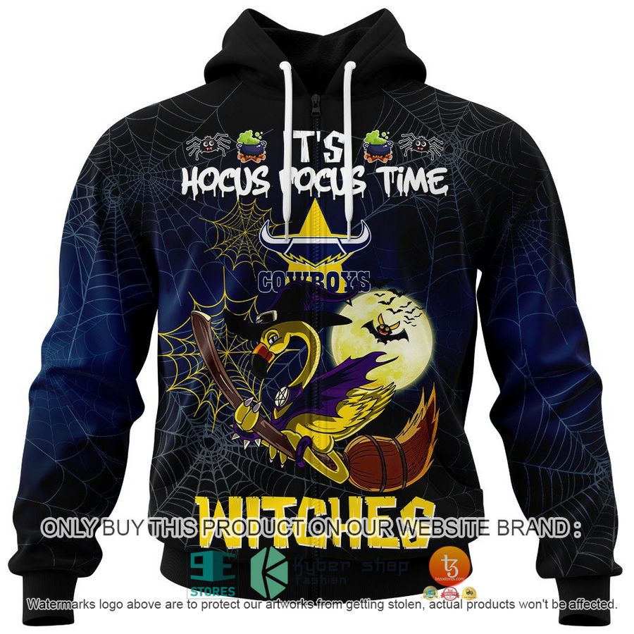 NEW North Queensland Cowboys It's Hocus Pocus Time Halloween Flamingo Witches Hoodie, Shirt 4 north queensland cowboys its hocus pocus time halloween flamingo witches shirt hoodie 4 1552