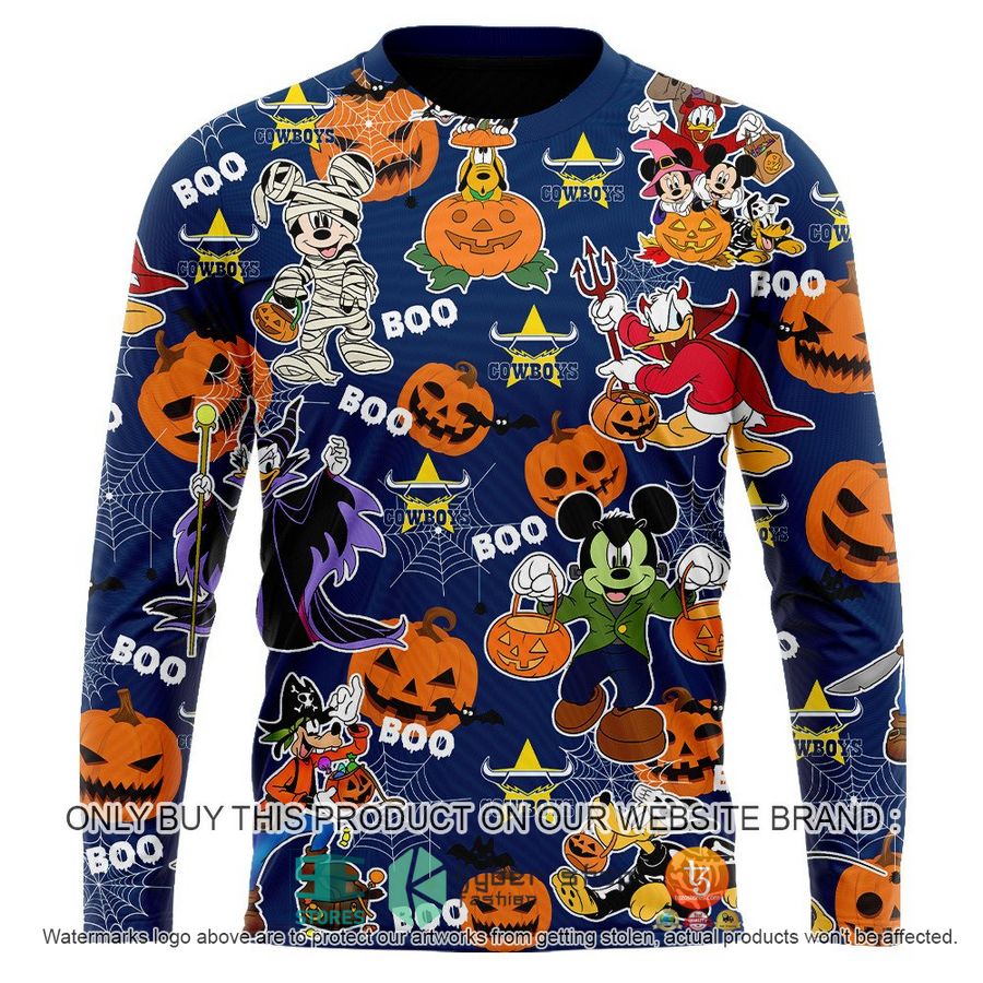 NEW North Queensland Cowboys Mickey Friends Halloween Hoodie, Shirt 11 north queensland cowboys mickey friends halloween shirt hoodie 11 79965