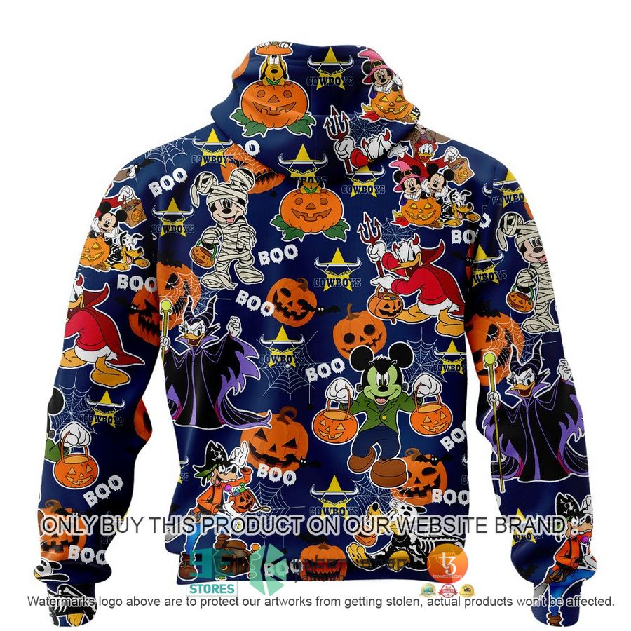 NEW North Queensland Cowboys Mickey Friends Halloween Hoodie, Shirt 3 north queensland cowboys mickey friends halloween shirt hoodie 3 62572