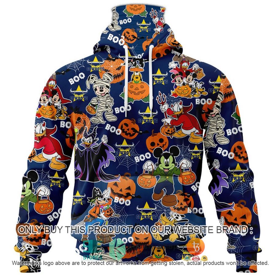 NEW North Queensland Cowboys Mickey Friends Halloween Hoodie, Shirt 5 north queensland cowboys mickey friends halloween shirt hoodie 5 61544