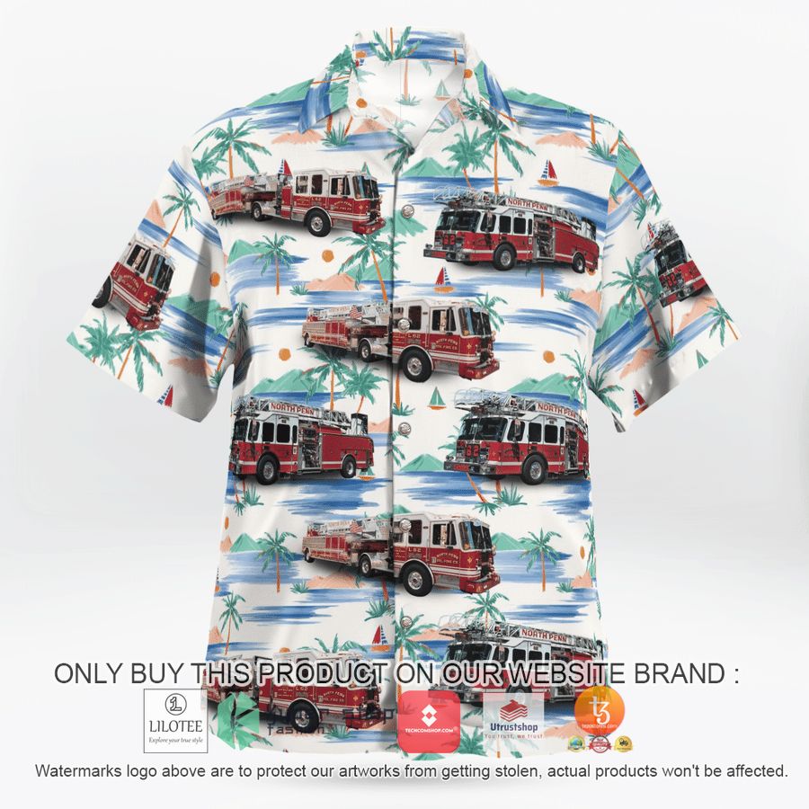 HOT North Wales, Pennsylvania, North Penn Volunteer Fire Company Hawaiian Shirt 8 north wales pennsylvania north penn volunteer fire company hawaiian shirt 8 52138