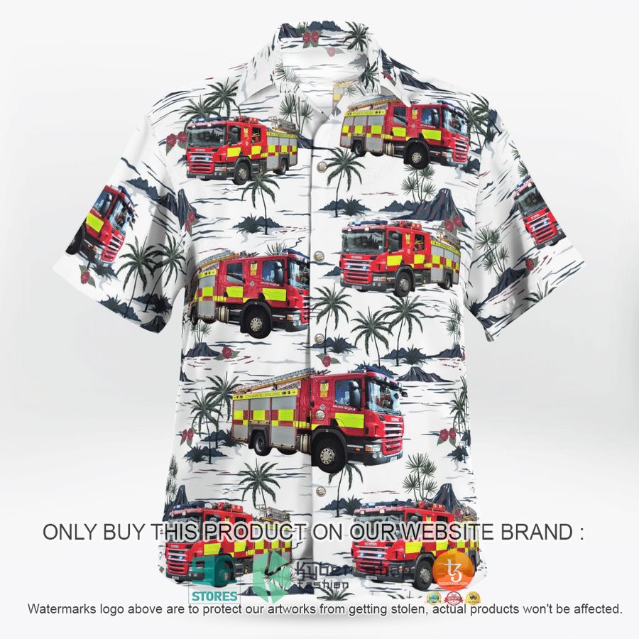 NEW Nottinghamshire Fire and Rescue Service Hawaii Shirt 3 nottinghamshire fire and rescue service hawaiian shirt 3 5899