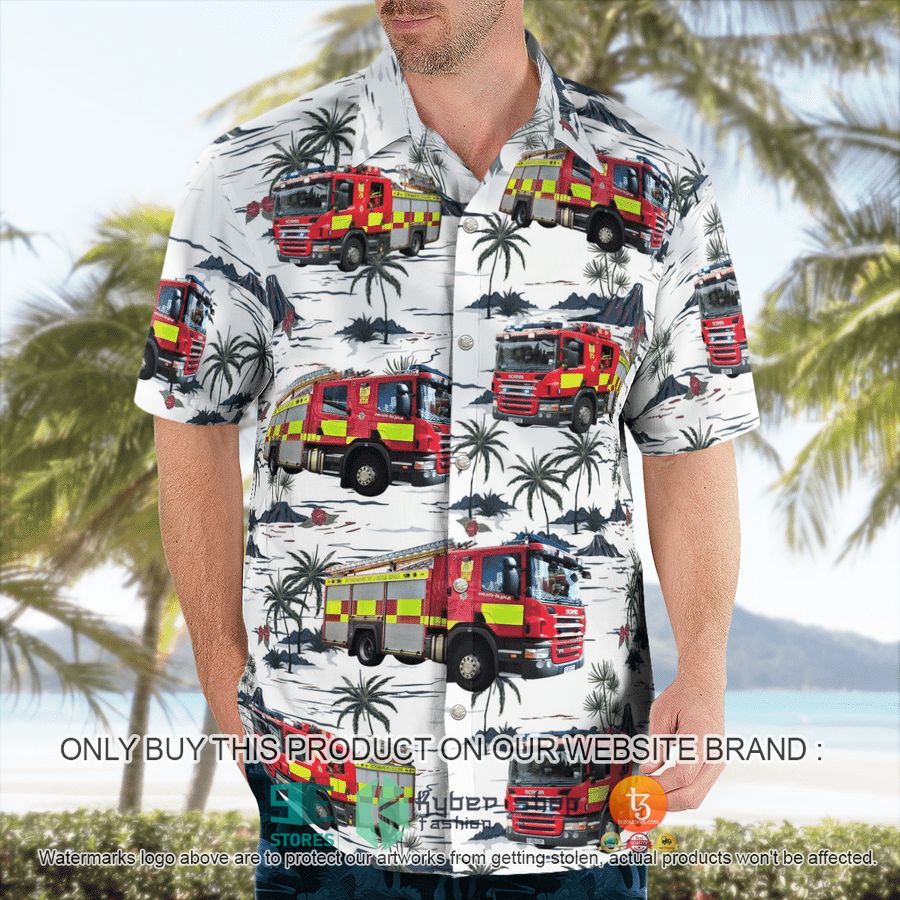 NEW Nottinghamshire Fire and Rescue Service Hawaii Shirt 6 nottinghamshire fire and rescue service hawaiian shirt 6 60389