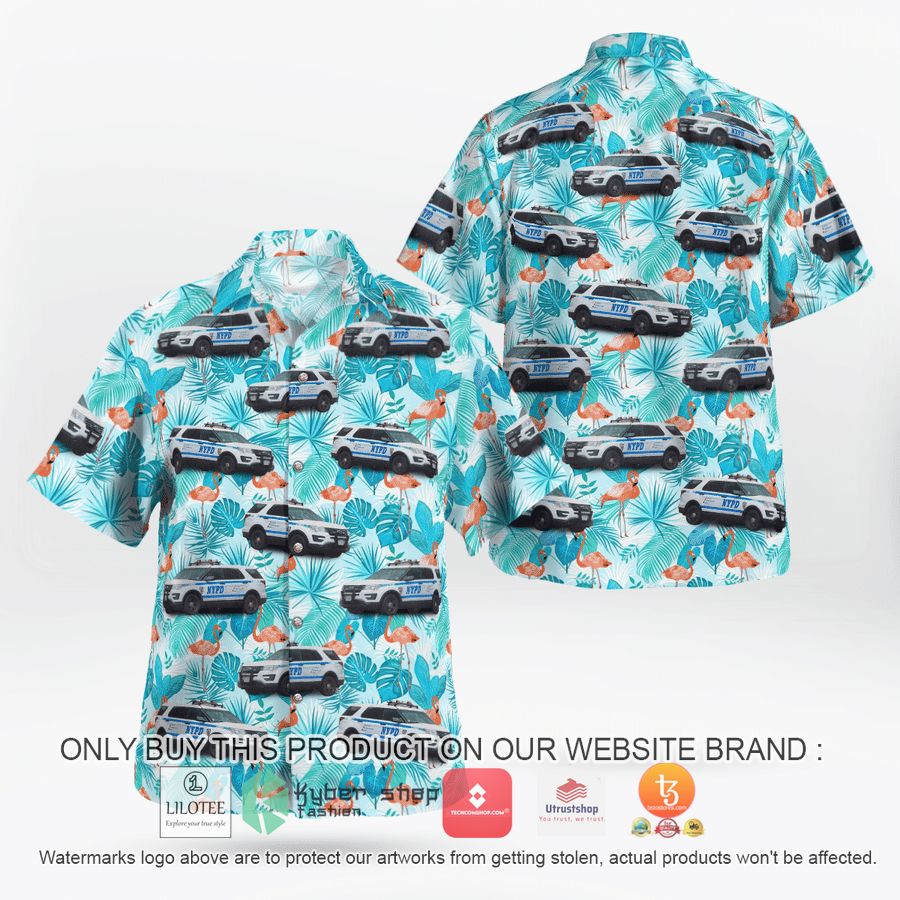 nypd 5512 ctb counter terrorism bureau new york police department ford interceptor suv hawaiian shirt 2 79771