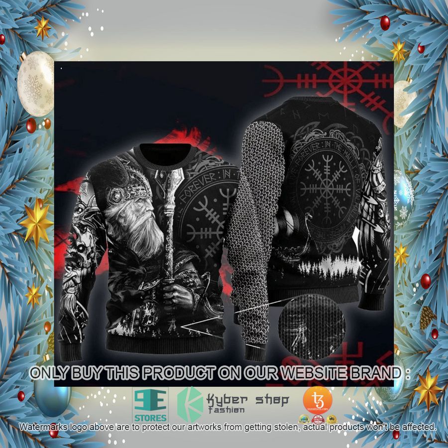 HOT Odin Tattoo Valknut Viking Ugly Christmas Sweater 2 odin tattoo valknut viking ugly christmas sweater 2 30201