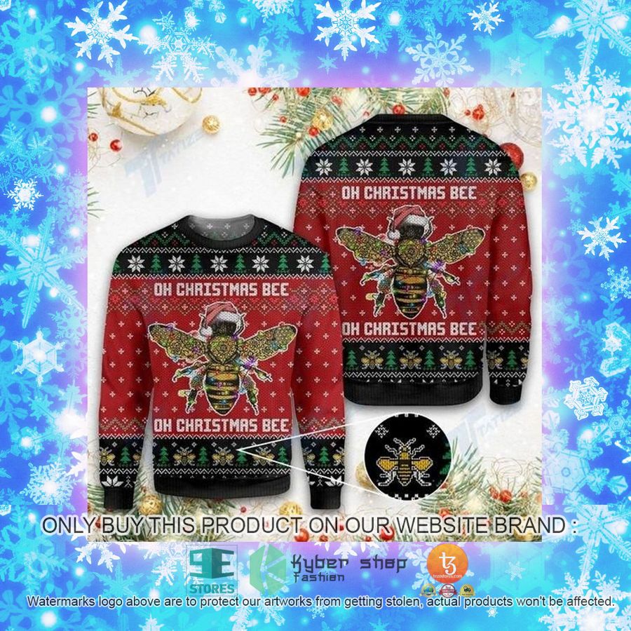 NEW Oh Christmas Bee Christmas Sweatshirt, Sweater 4 oh christmas bee christmas ugly sweater 4 57737