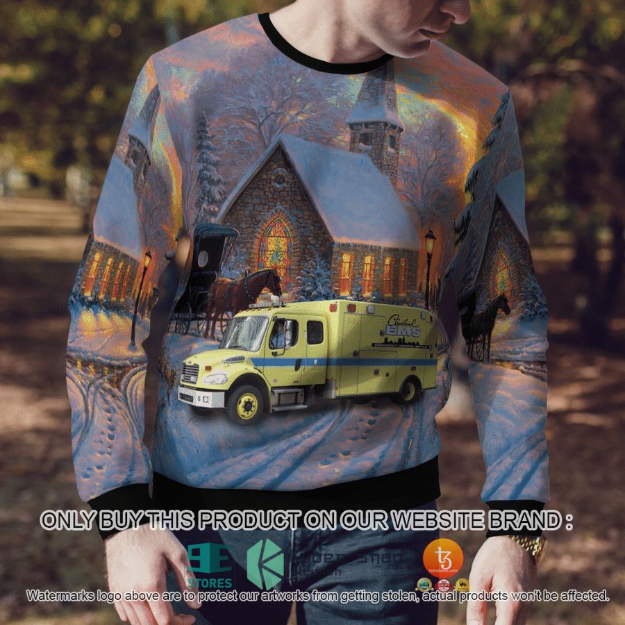 NEW Ohio Cleveland EMS Sweatshirt, Sweater 8 ohio cleveland ems sweater sweatshirt 8 45988