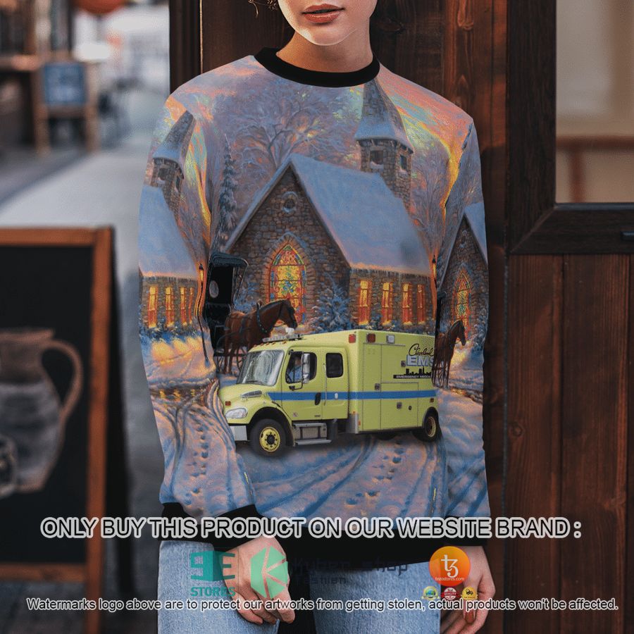 NEW Ohio Cleveland EMS Sweatshirt, Sweater 9 ohio cleveland ems sweater sweatshirt 9 58011
