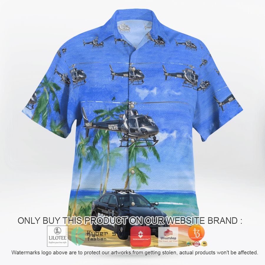 HOT Oklahoma City Police Department Car And AS350 B3e Helicopter Hawaiian Shirt 8 oklahoma city police department car and as350 b3e helicopter hawaiian shirt 8 60926