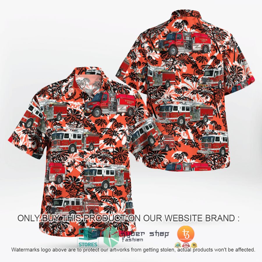 NEW Oldham County Kentucky LaGrange Fire & Rescue Department Hawaii Shirt 2 oldham county kentucky lagrange fire rescue department hawaiian shirt 2 17127