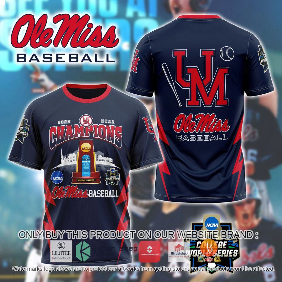 ole miss baseball ncaa 2022 champions navy 3d t shirt 1 45141