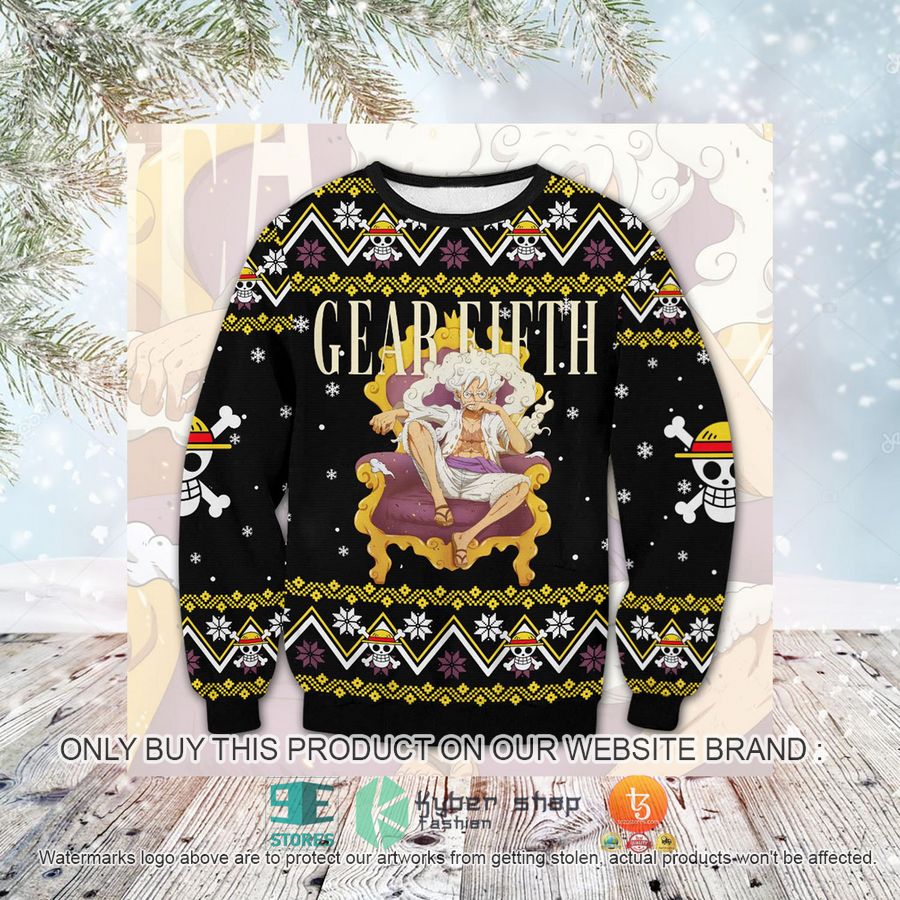 HOT One Piece Gear 5 Sweater 3 one piece gear 5 ugly sweater 3 81195