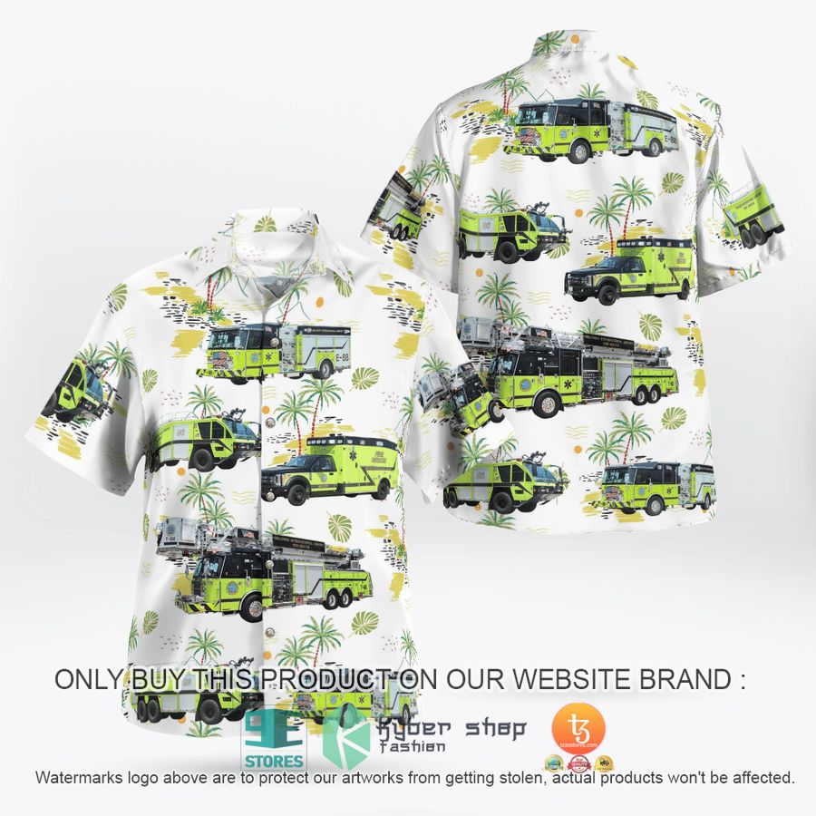 orlando international airport fire rescue oiafr hawaiian shirt 1 4127