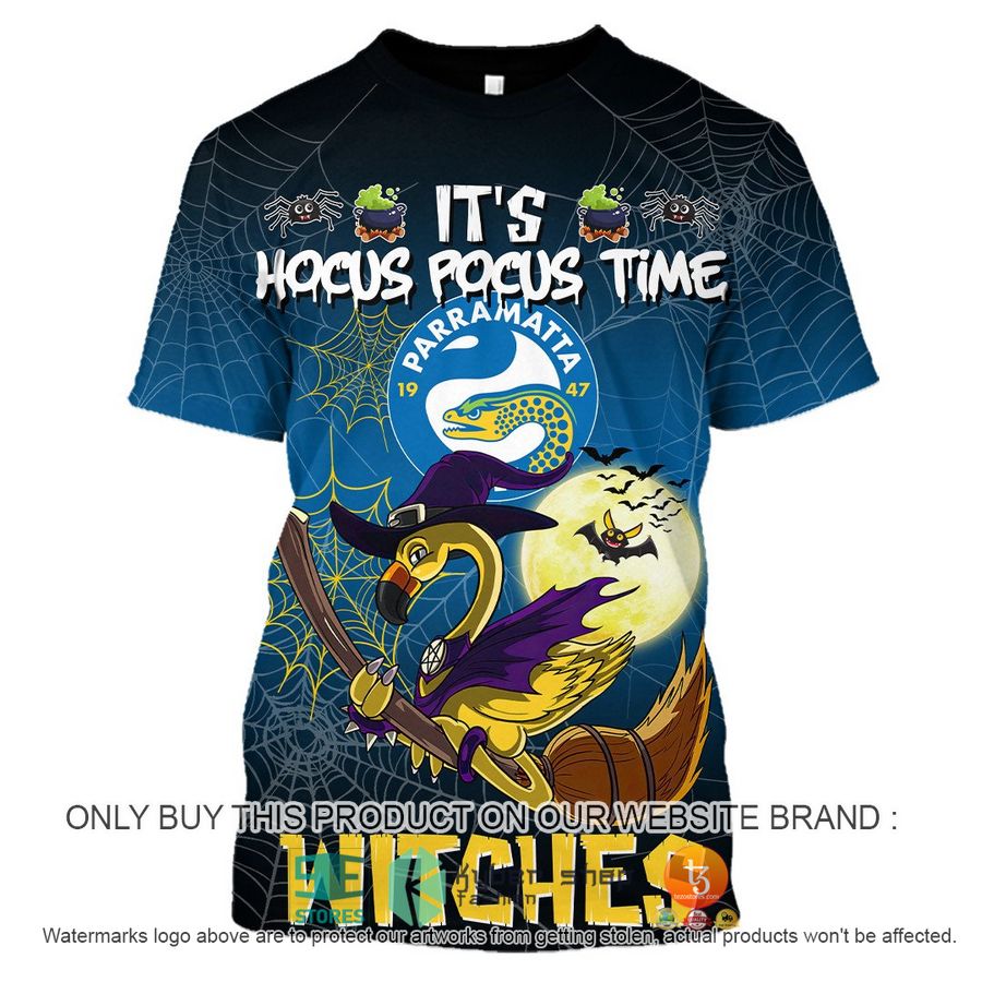 NEW Parramatta Eels It's Hocus Pocus Time Halloween Flamingo Witches Hoodie, Shirt 9 parramatta eels its hocus pocus time halloween flamingo witches shirt hoodie 9 78624
