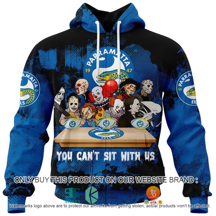 NEW Parramatta Eels You Can't Sit With Us Horror Movies Characters Hoodie, Shirt 4 parramatta eels you cant sit with us horror movies characters shirt hoodie 4 33785