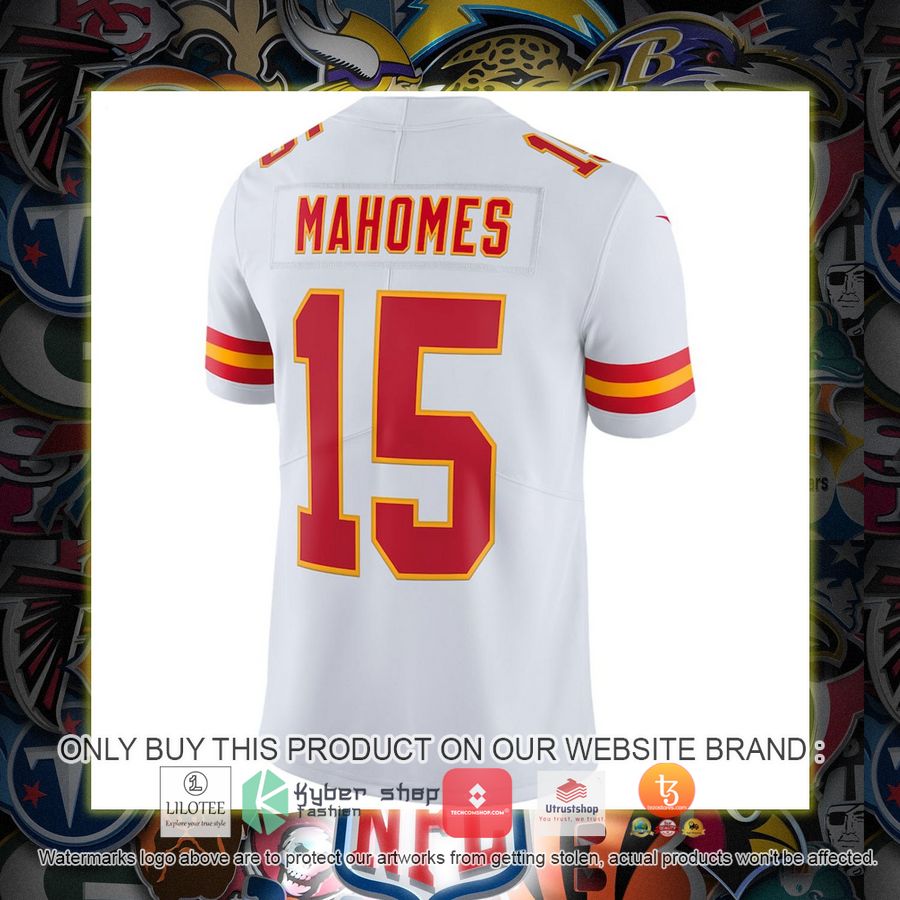 HOT Patrick Mahomes Kansas City Chiefs Nike Vapor White Football Jersey Shirt 2 patrick mahomes kansas city chiefs nike vapor white football jersey 2 37233