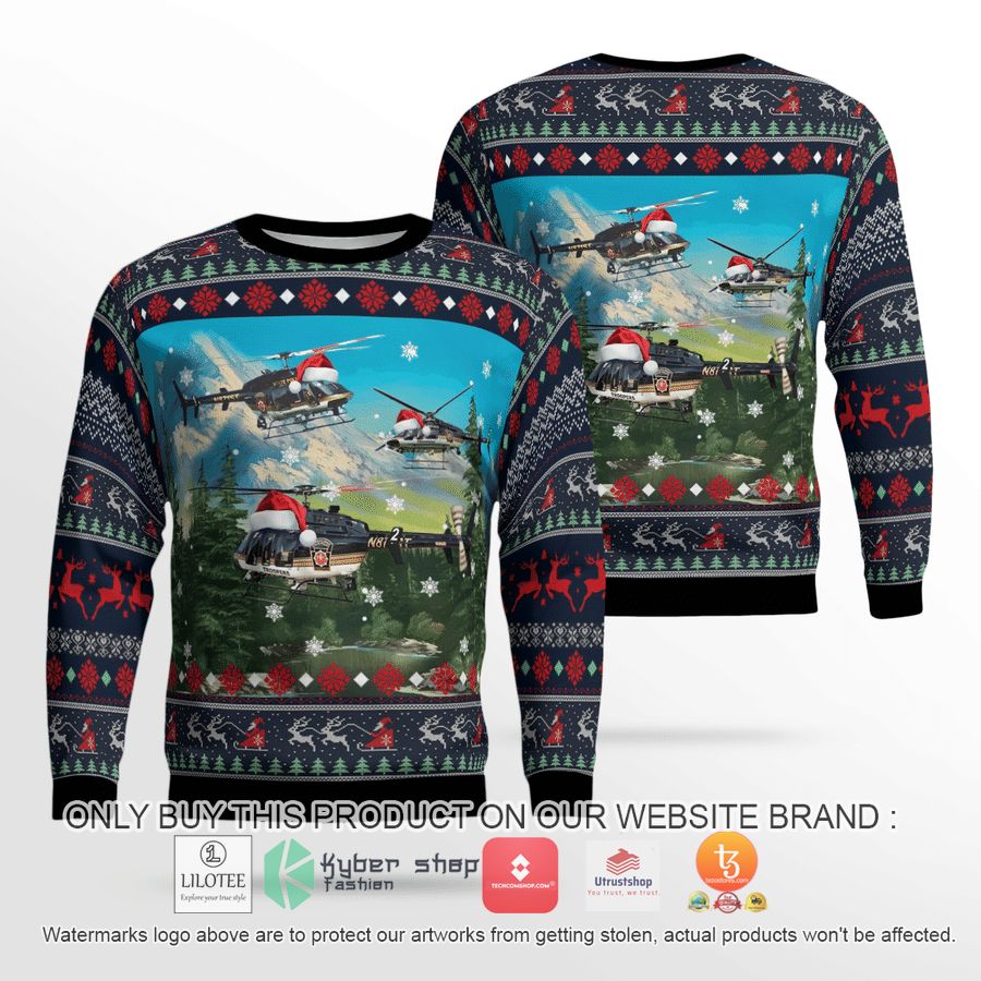 pennsylvania state police bell 407gx christmas 3d sweater 1 58710