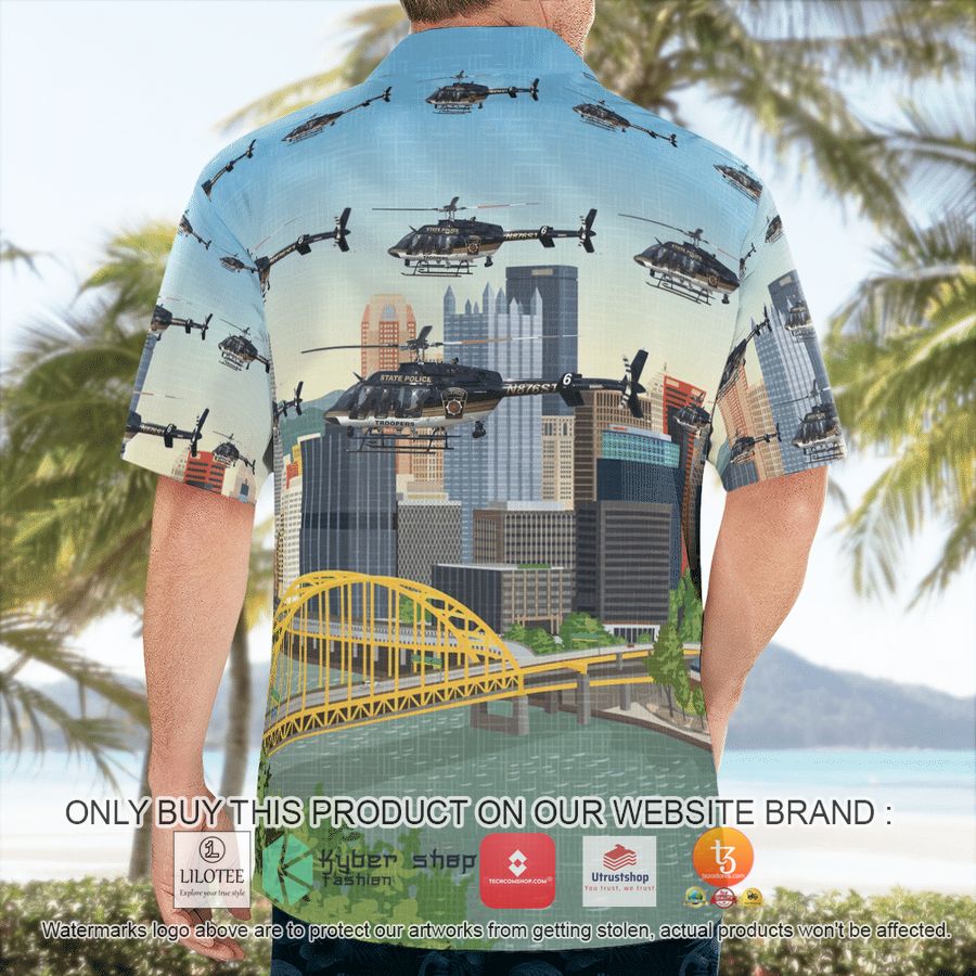 HOT Pennsylvania State Police Bell 407GX Hawaiian Shirt 3 pennsylvania state police bell 407gx hawaiian shirt 3 70574