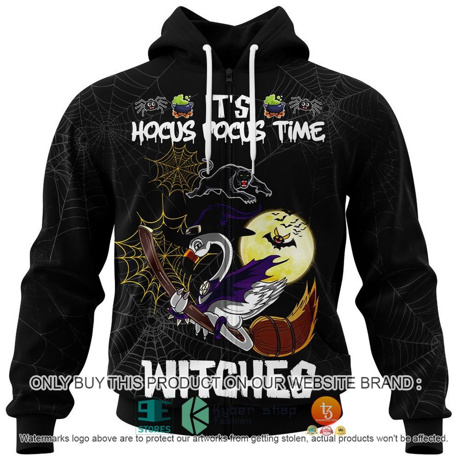 NEW Penrith Panthers It's Hocus Pocus Time Halloween Flamingo Witches Hoodie, Shirt 4 penrith panthers its hocus pocus time halloween flamingo witches shirt hoodie 4 84108