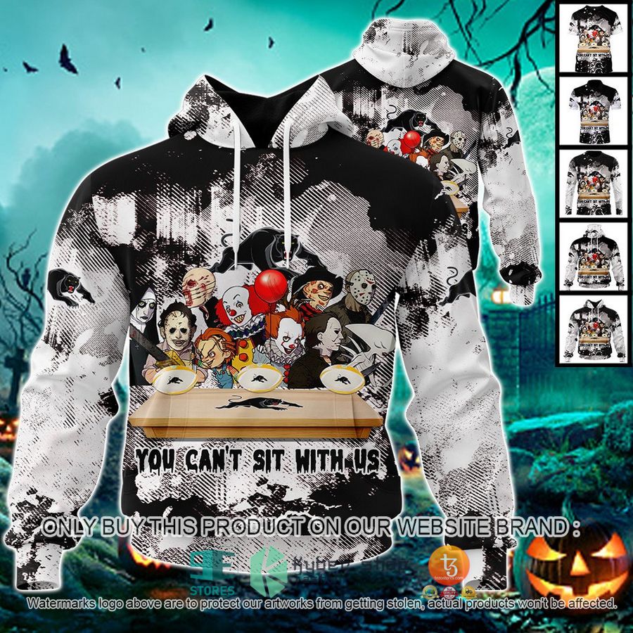 NEW Penrith Panthers You Can't Sit With Us Horror Movies Characters Hoodie, Shirt 24 penrith panthers you cant sit with us horror movies characters shirt hoodie 1 36923