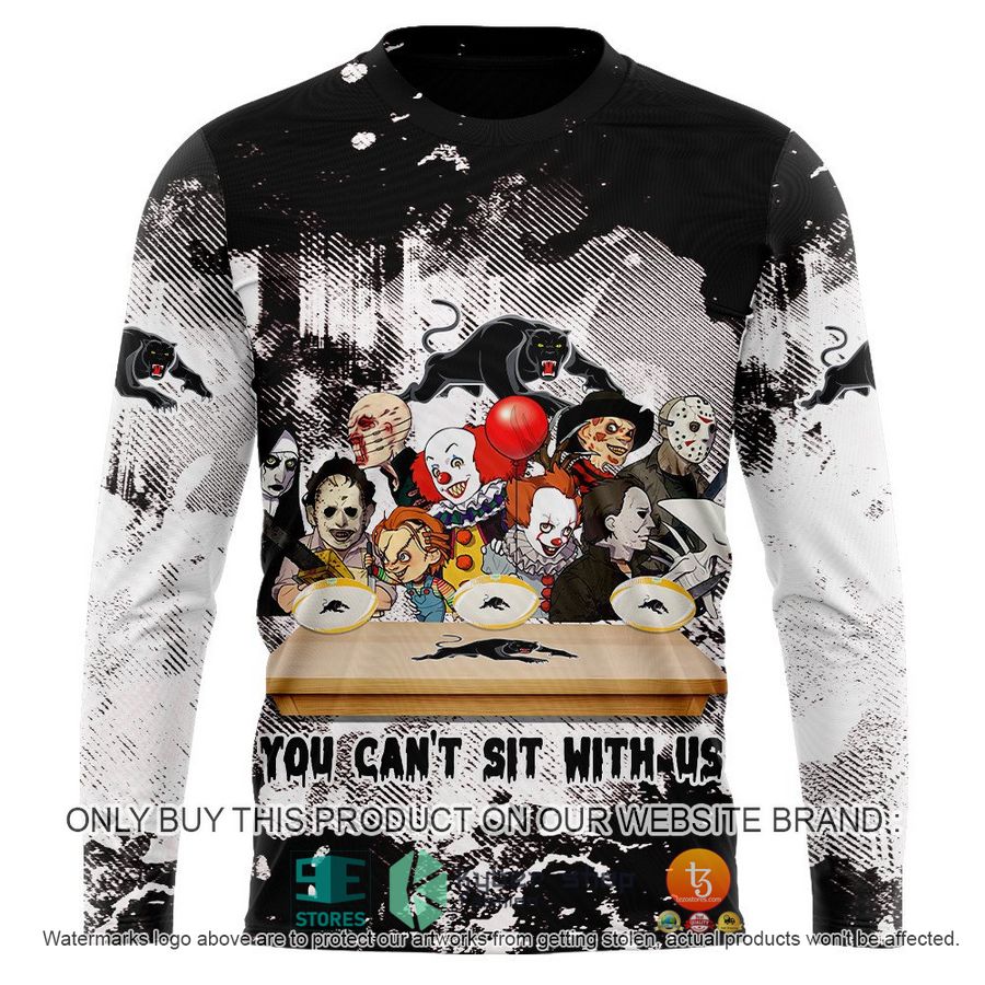 NEW Penrith Panthers You Can't Sit With Us Horror Movies Characters Hoodie, Shirt 11 penrith panthers you cant sit with us horror movies characters shirt hoodie 11 7506