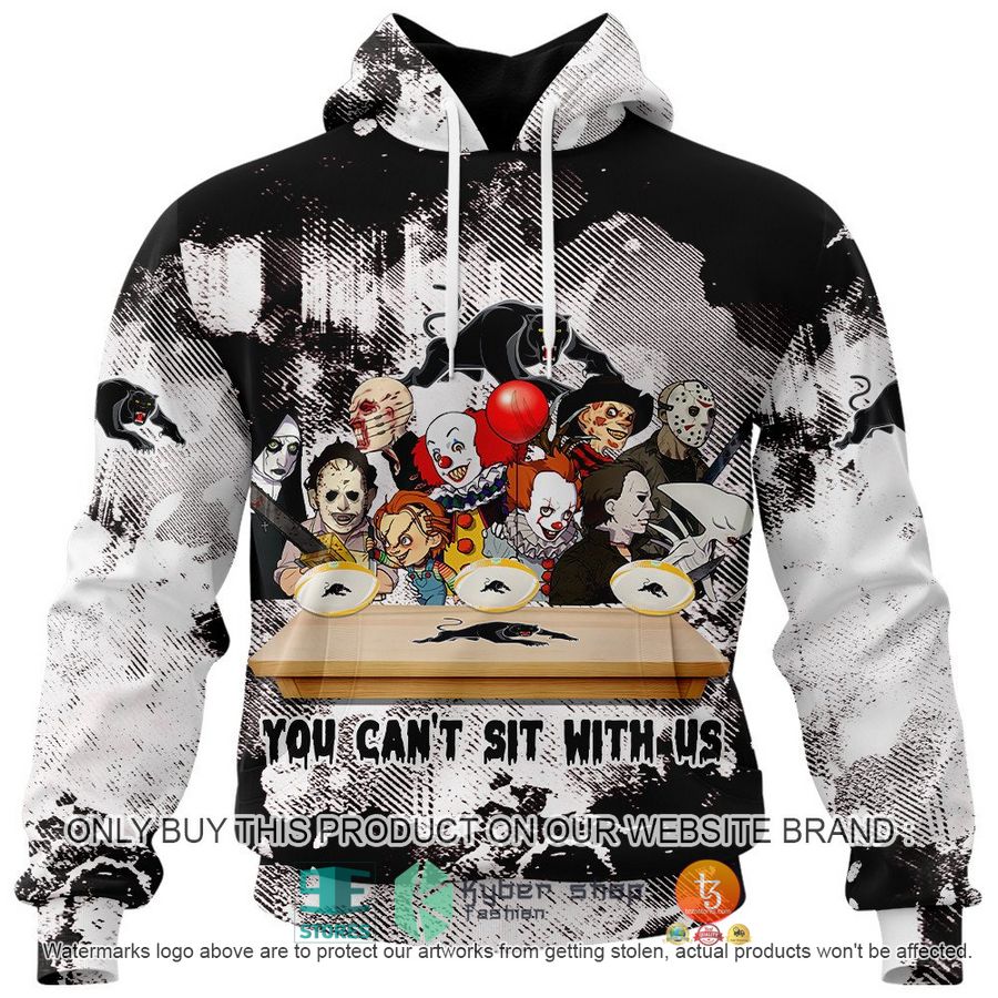 NEW Penrith Panthers You Can't Sit With Us Horror Movies Characters Hoodie, Shirt 2 penrith panthers you cant sit with us horror movies characters shirt hoodie 2 34154