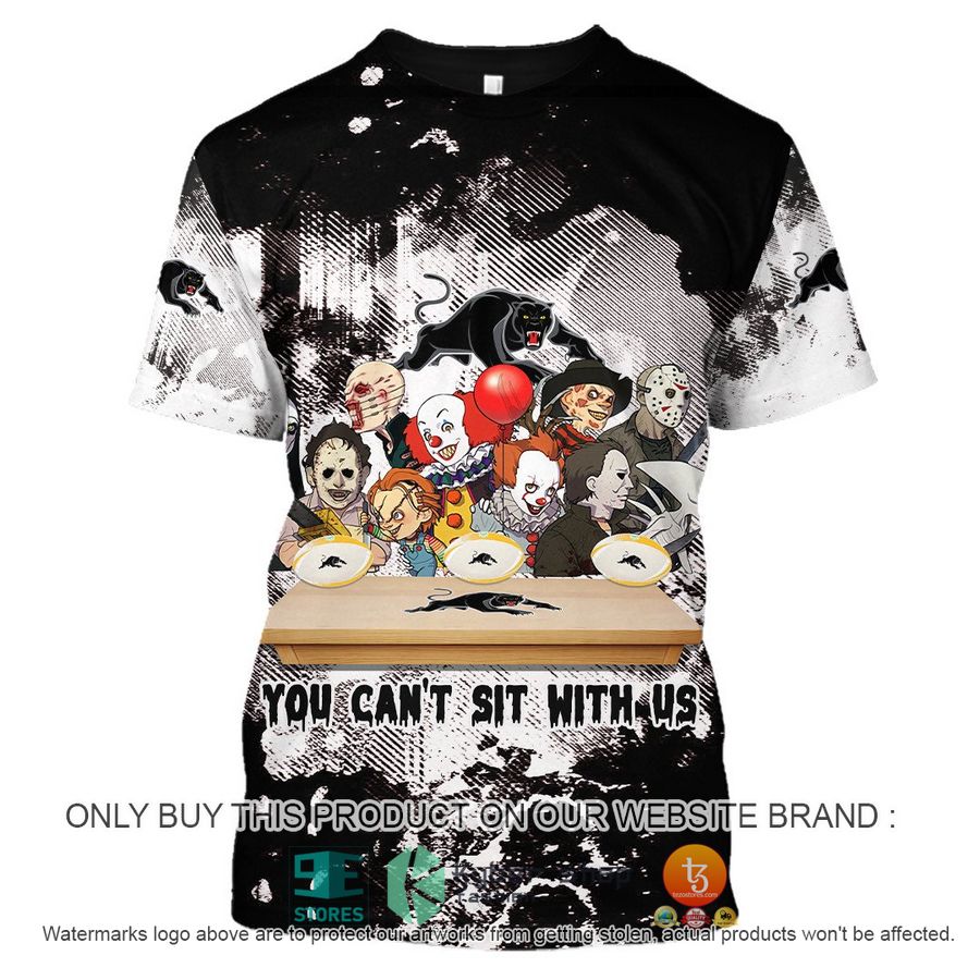 NEW Penrith Panthers You Can't Sit With Us Horror Movies Characters Hoodie, Shirt 9 penrith panthers you cant sit with us horror movies characters shirt hoodie 9 10231