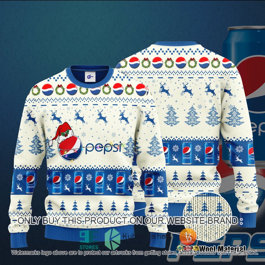 HOT Pepsi Santa Hat Christmas Christmas Sweater 7 pepsi santa hat christmas ugly christmas sweater 1 74081