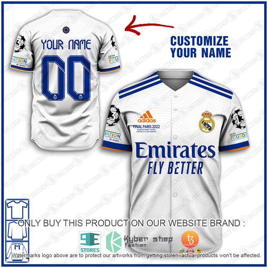 personalize c1 final 2022 real madrid c f baseball jersey shirt 1 78066