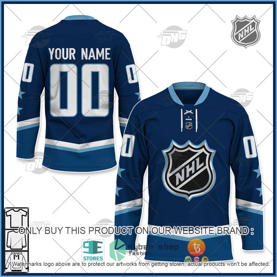 personalized 2022 nhl all star game western conference breakaway blue hockey jersey 1 14823