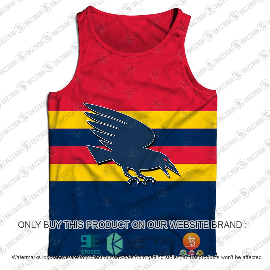 personalized adelaide crows football club vintage retro afl guernsey 1990 tank top 2 80952