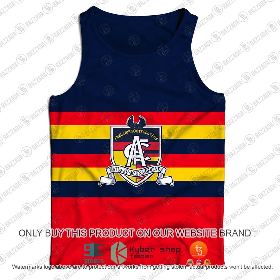 personalized adelaide crows football club vintage retro afl guernsey afac9 tank top 2 2009