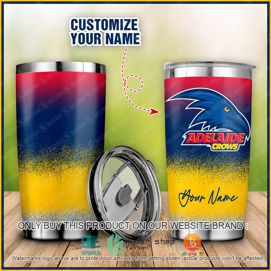 personalized adelaide crows tumbler 1 64657