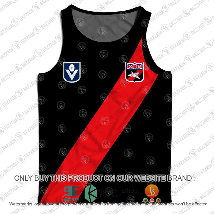 personalized adelaide essendon football club vintage retro afl guernsey 90s tank top 2 46484