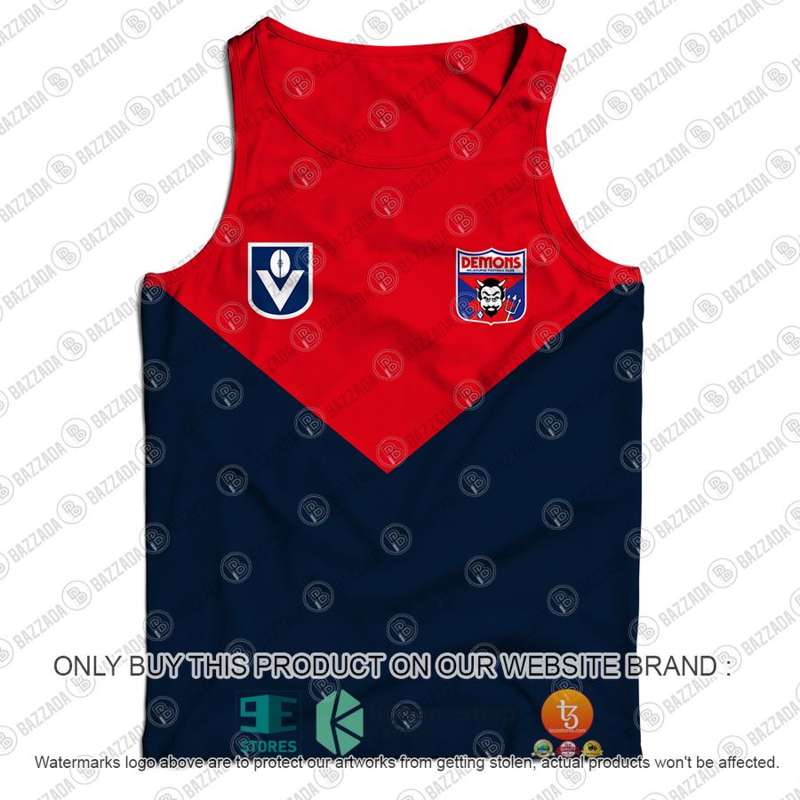 personalized adelaide melbourne football club vintage retro afl vfl guernsey 90s tank top 2 54125