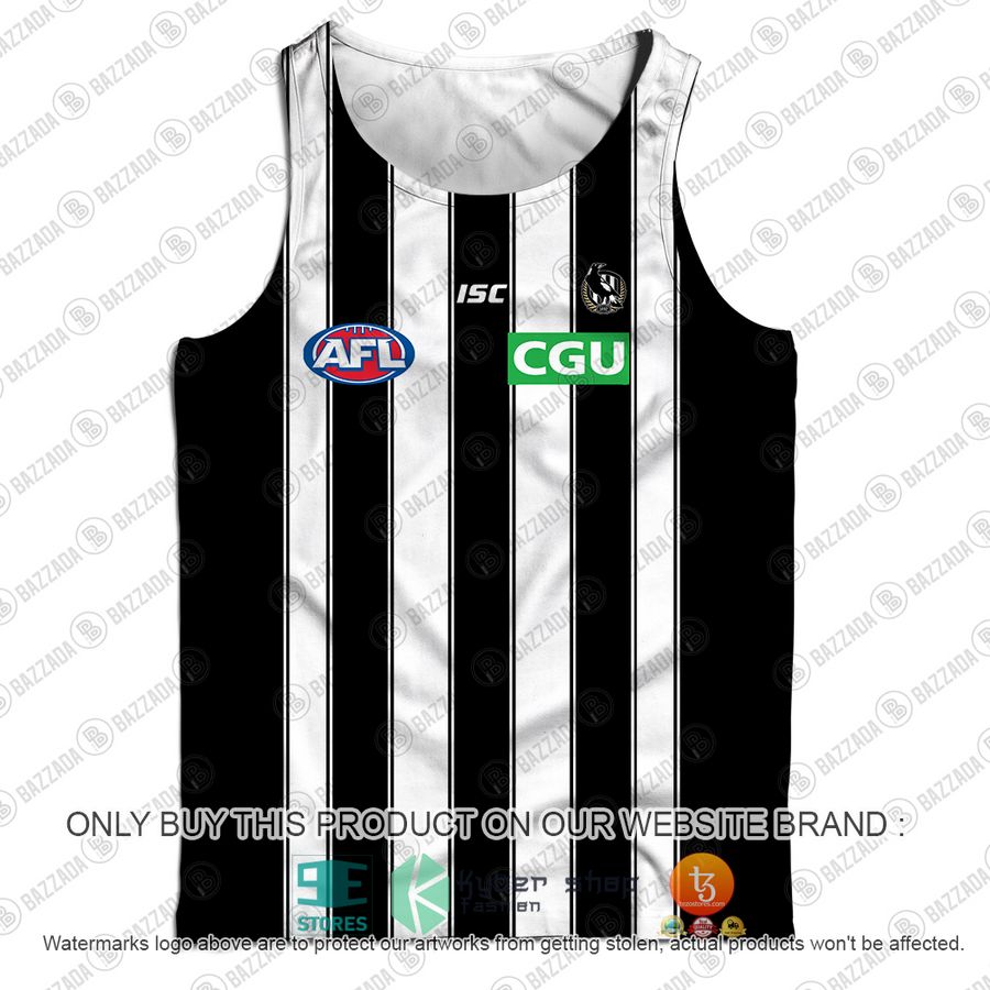 personalized afl collingwood magpies vintage centenary guernsey cgu tank top 2 66756