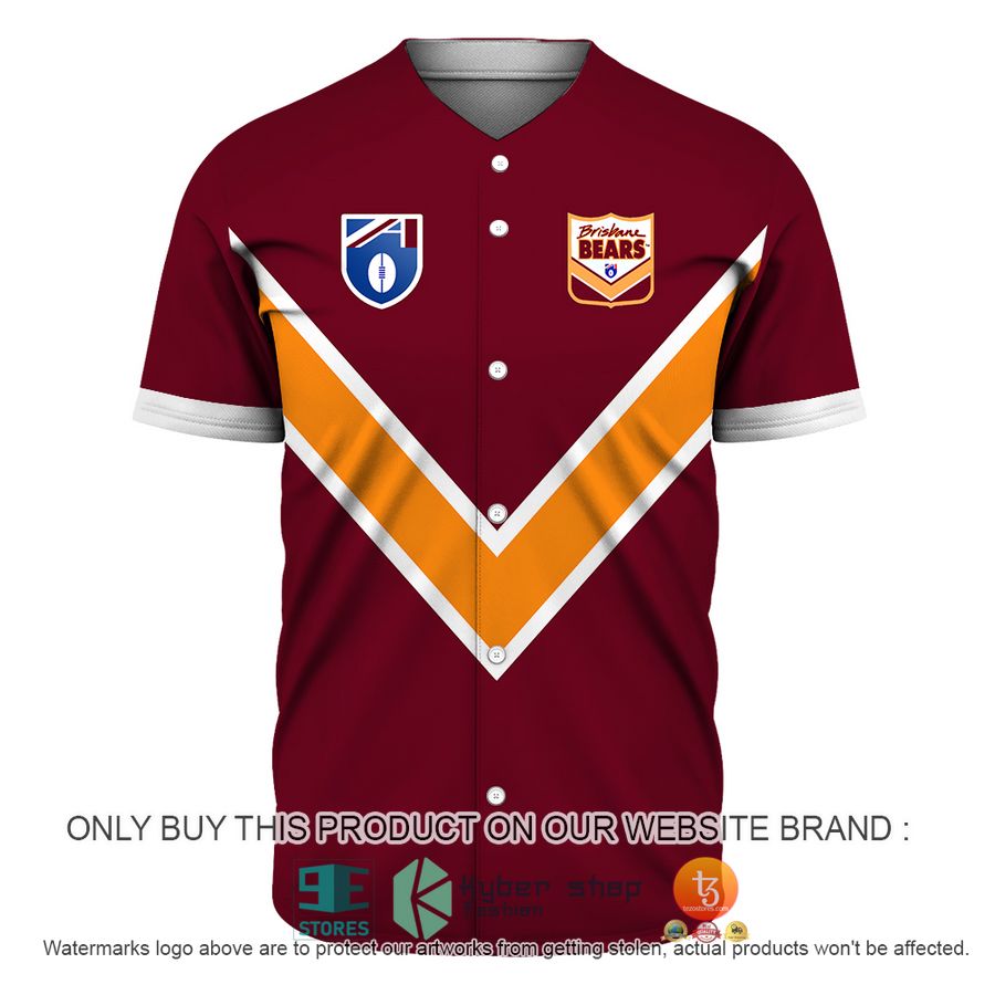 HOT AFL vintage BRISBANE BEARS Football Club 90s Personalized Baseball Jersey 2 personalized afl vintage brisbane bears football club 90s baseball jersey shirt 2 70291