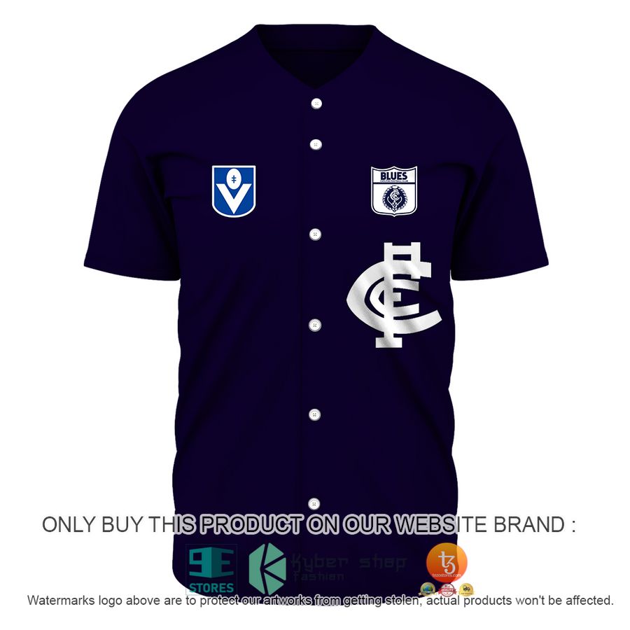 HOT AFL vintage Carlton Football Club 90s Personalized Baseball Jersey 2 personalized afl vintage carlton football club 90s baseball jersey shirt 2 3065