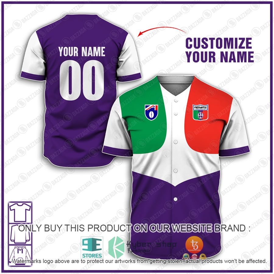 HOT AFL vintage Fremantle Dockers Football Club 90s Personalized Baseball Jersey 6 personalized afl vintage fremantle dockers football club 90s baseball jersey shirt 1 47701