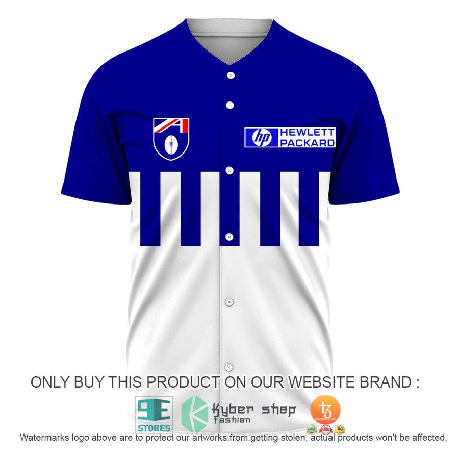 HOT AFL vintage North Melbourne Football Club 90s Personalized Baseball Jersey 2 personalized afl vintage north melbourne football club 90s baseball jersey shirt 2 53339