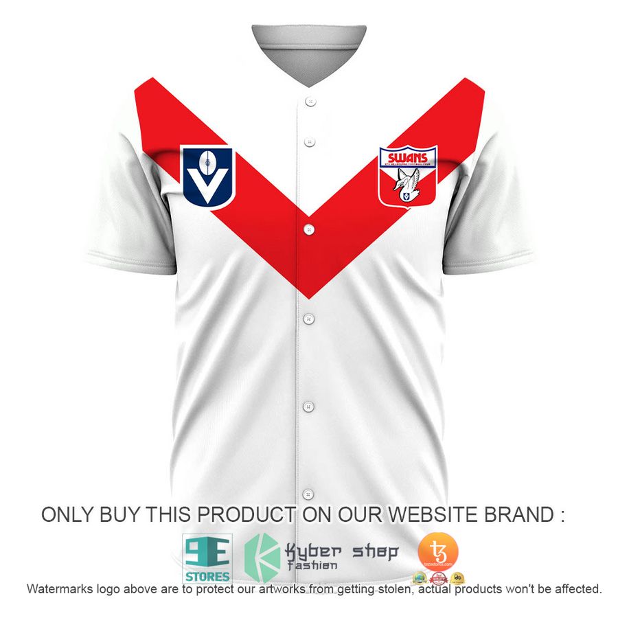 HOT AFL vintage SYDNEY SWANS Football Club 90s Personalized Baseball Jersey 2 personalized afl vintage sydney swans football club 90s baseball jersey shirt 2 52349