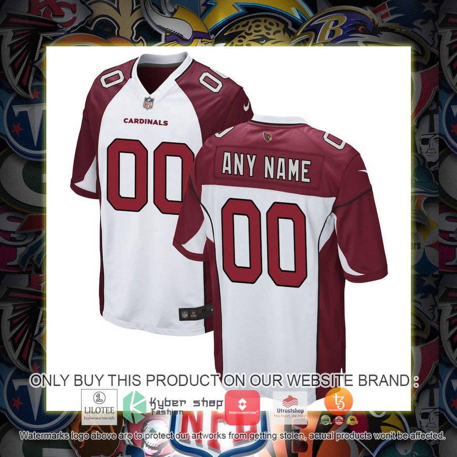 HOT Arizona Cardinals Nike White Personalized Football Jersey 1 personalized arizona cardinals nike white football jersey 1 70770